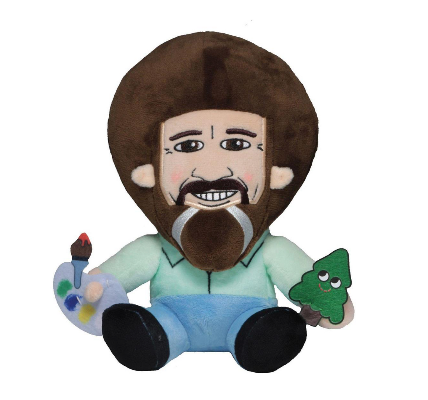 Bob Ross 8" Phunny Plush - Bob Ross w/ Tree