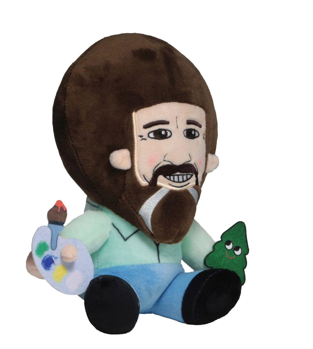 Bob Ross 8" Phunny Plush - Bob Ross w/ Tree