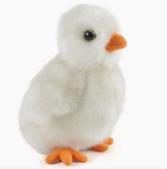 Living Nature Plush - White Fluffy Chick